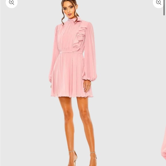 Mac Duggal Dresses & Skirts - Mac Duggal Pink Ruffle Dress